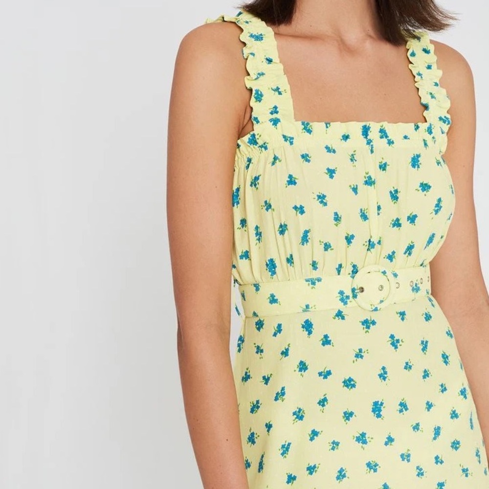 Faithfull the Brand Luda Dress - Yellow Floral